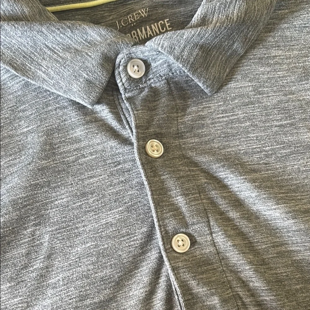 J. Crew Men's Polo Shirt Performance Collection - Green, Purple, Gray, Blue - Picture 7 of 7
